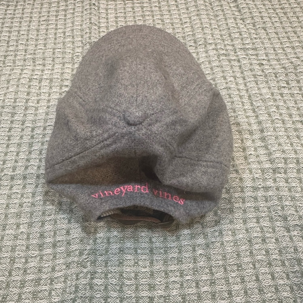 Gray Cap with Pink Whale Logo - Picture 2 of 3